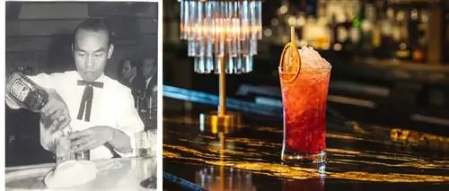 Легендарный бармен Джин Сулит, творивший свое волшебство на территории в 1940-х годах, и современное возлияние в баре Spire сегодня.