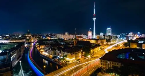 Берлин ночью