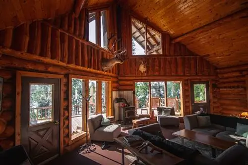 Общая зона в Winterlake Lodge