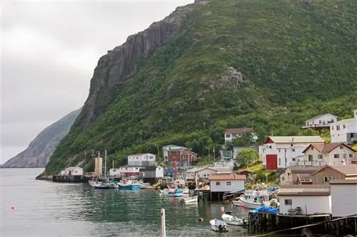 Расположенный в конце фьорда, город Франсуа доступен только по воде.