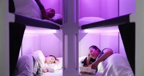 Air New Zealand представляет кровати Lie-Flat, разработанные для эконом-класса