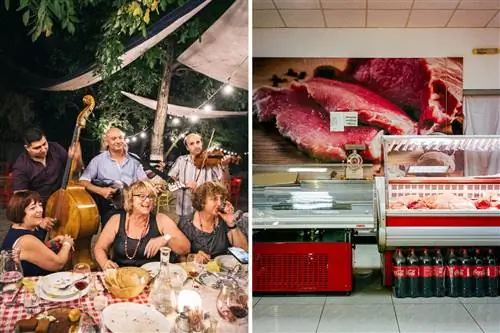 Трапеза превращается в многочасовое мероприятие с едой и музыкой в Сербии.