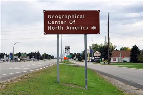 Географический центр Северной Америки