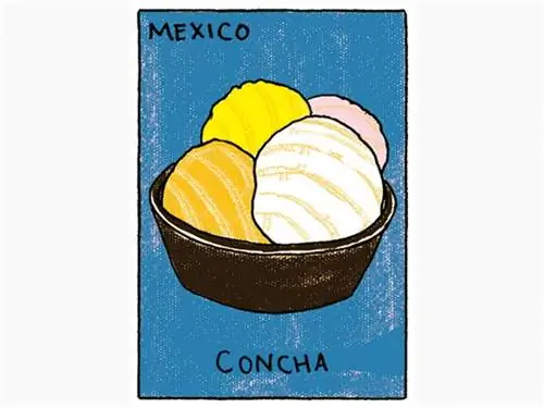 Мексиканская выпечка конча восходит к доколониальным временам.