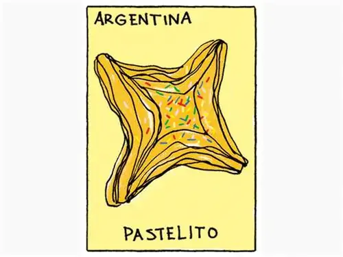 Аргентинские пастелито в форме звезды лучше всего подавать вместе с горячим напитком.