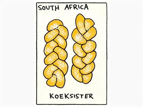 Жареных плетеных коексистер можно найти по всей Южной Африке.