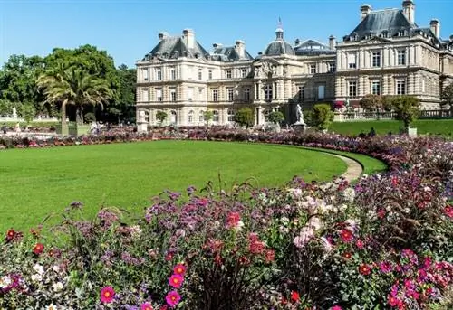 Люксембургский сад Le Jardin du Luxembourg в Париже, Франция.