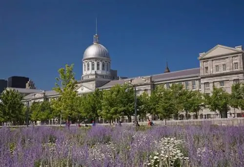 Рынок Bonsecours летом, Старый Монреаль, Квебек, Канада