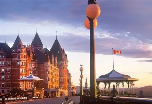 Chateau Frontenac и Terrasse Dufferin, Квебек, Квебек, Канада.