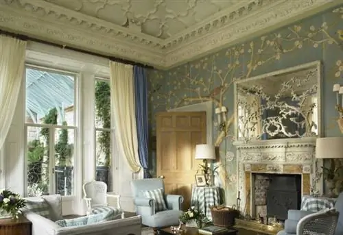 причудливый, Замок Лесли Эстейт, Монаган, Ирландия, извилистая планировка, замок 19 века, конные тропы