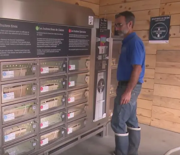 Автомат по продаже устриц