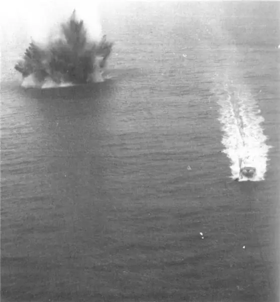Морская мина взорвалась в 1973 году во время операции по разминированию