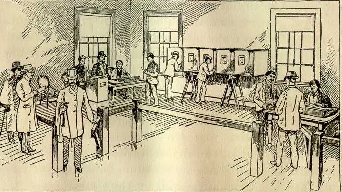 Полюс в Массачусетсе в 1891 году