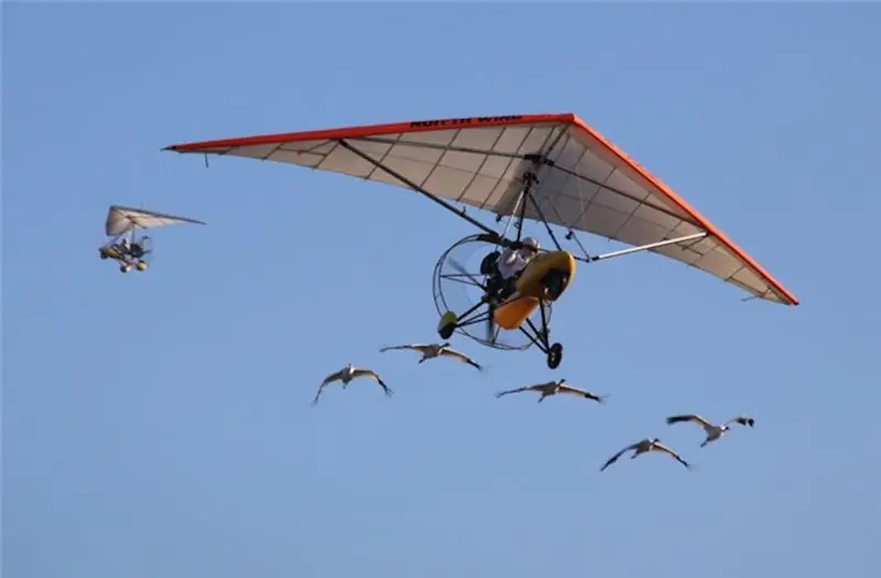 В течение многих лет исследователи использовали сверхлегкие самолеты, чтобы помочь американским журавлям научиться летать
