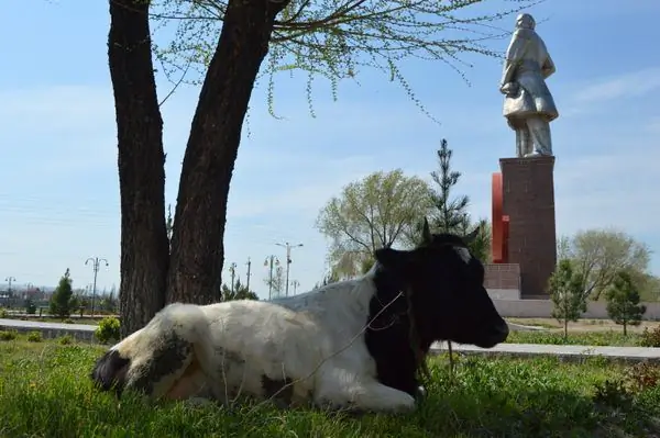 Таджикистан Памятник Ленину