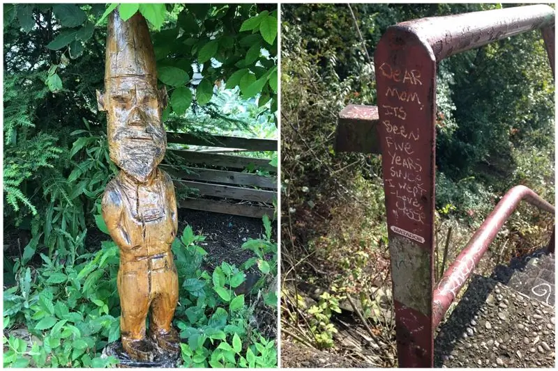 Помимо лестниц, Зуровский часто фотографирует предметы и чувства, оставленные людьми на ступеньках или рядом с ними