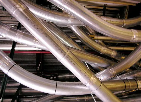 Система пневматических трубок в больнице Стэнфордского университета