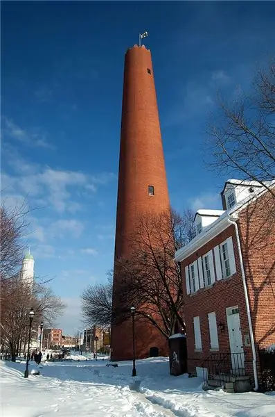 Башня Phoenix Shot Tower в Балтиморе