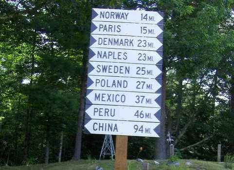 Указатель путешественника мира штата Мэн