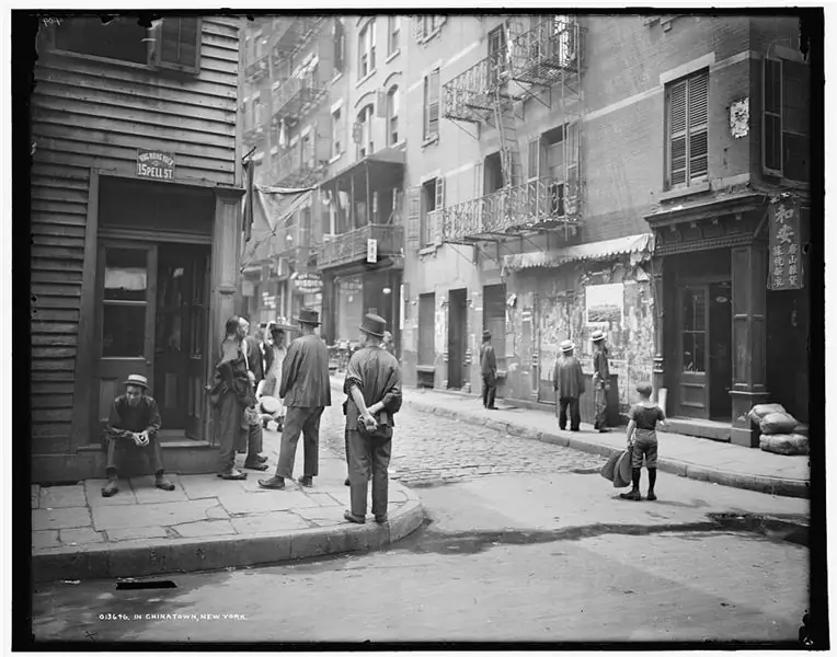 Фотография китайского квартала 1900 года