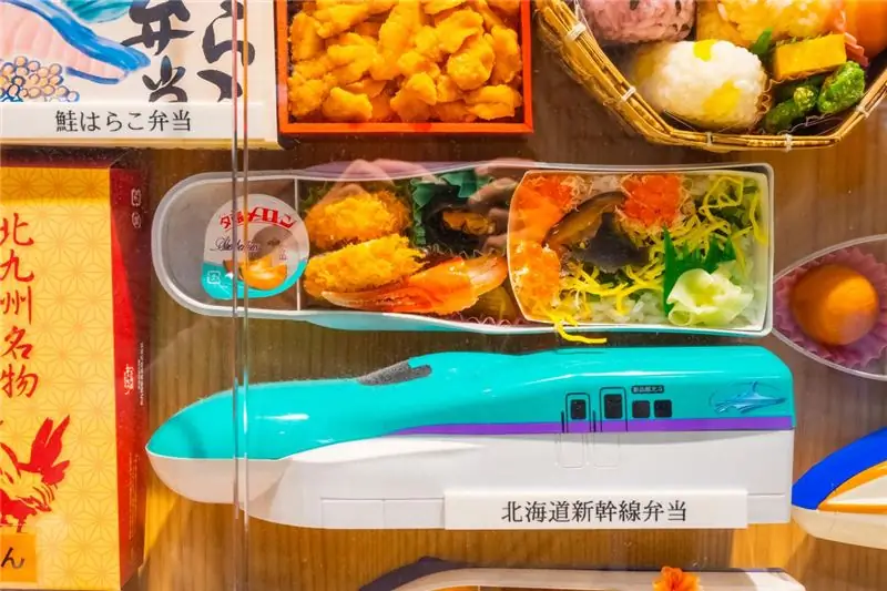 Угощение в виде поезда