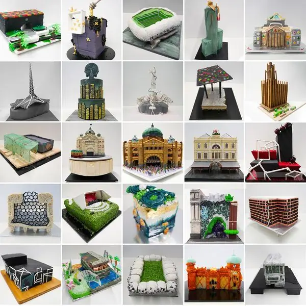 Посмотрите на торты-победители конкурса архитектурной выпечки в Мельбурне