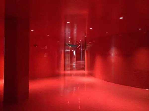 Красный зал Центральной библиотеки Сиэтла