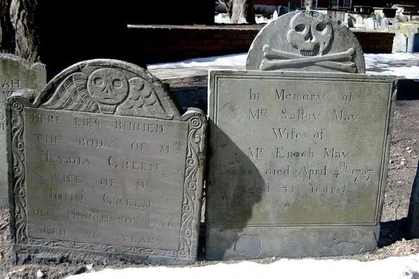 Старые могильники Бостона