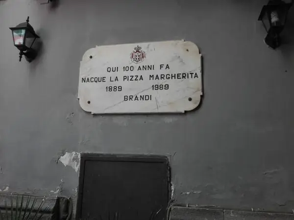 Место рождения пиццы Margherita Plaque