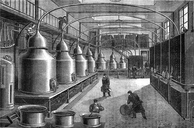 Завод по производству абсента, 1904 год