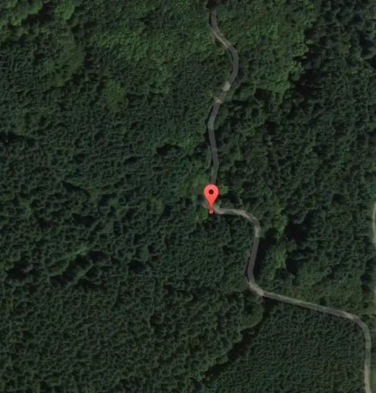 Местоположение первого тайника