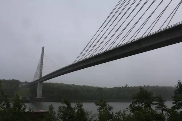 Редкая смотровая башня на мосту в штате Мэн