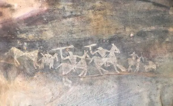 Доисторические скальные убежища Бхимбетки