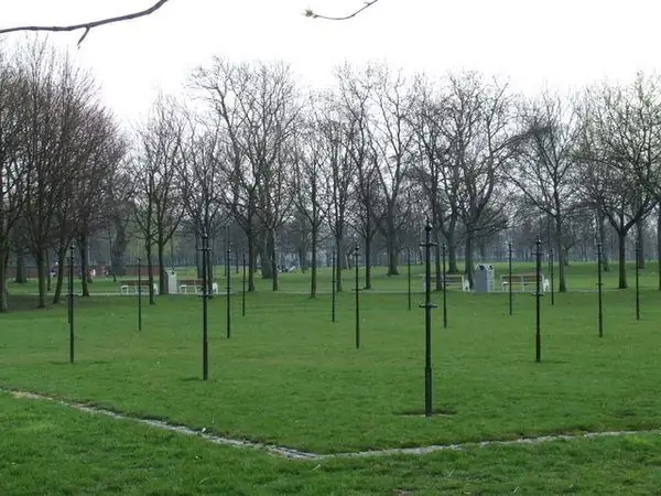 Столбы общественной прачечной Glasgow Green