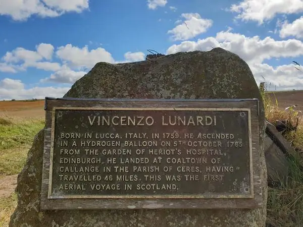 Место первого авиационного полета в Шотландии