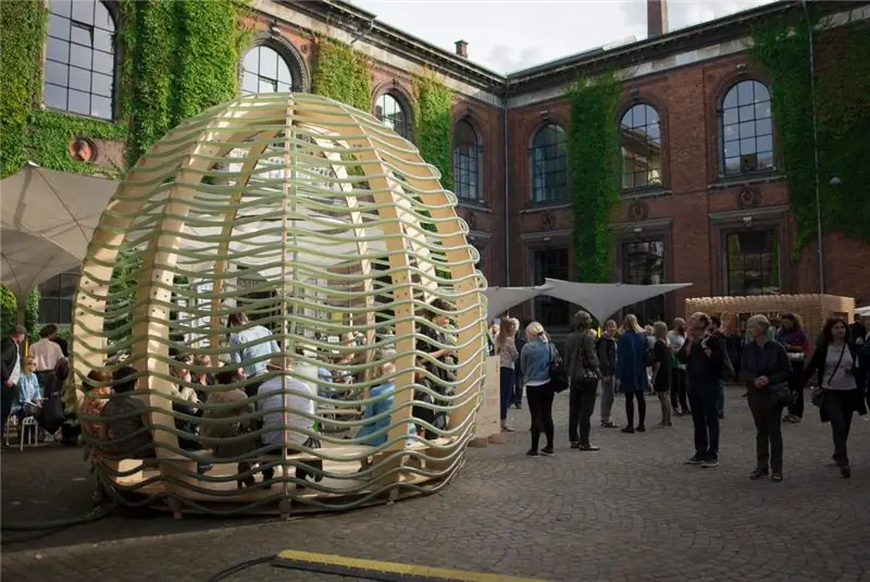 Купол из водорослей, продаваемый как павильон для производства продуктов питания