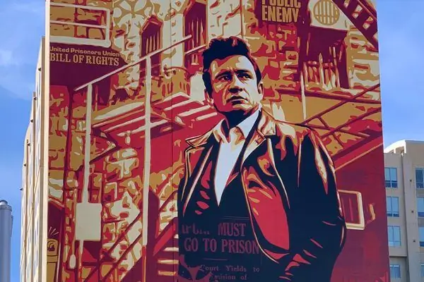 Джонни Кэш Мурал