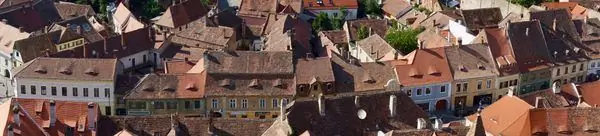 Дома Сибиу с глазами