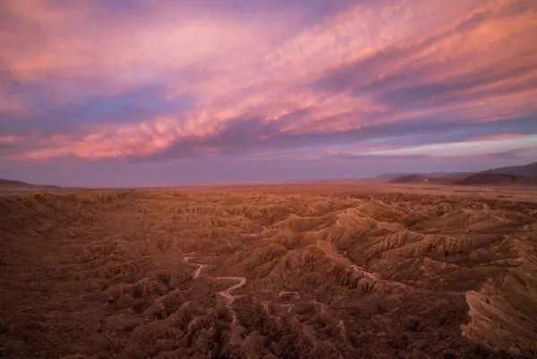 Fonts Point в бесплодных землях Боррего