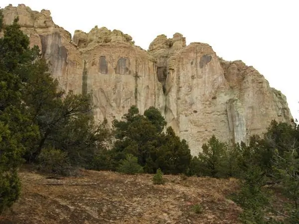 Надпись Скала в Эль-Морро