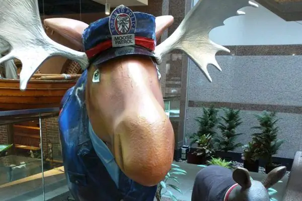 Лось в музее полиции Торонто