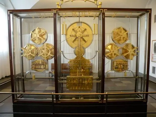 Астрономические астрономические часы с позолотой в Копенгагене