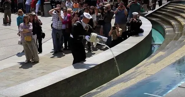 Церемония освящения флота