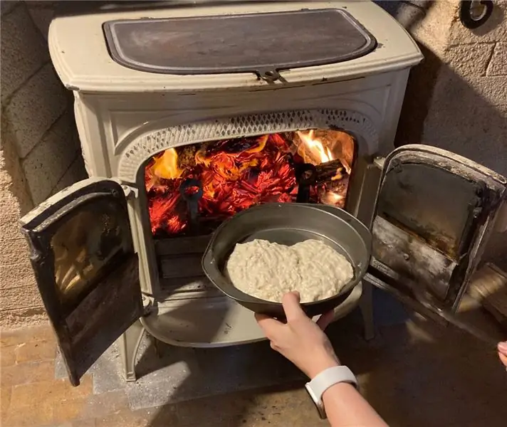 Кусковой тупой пирог на пути к выпечке