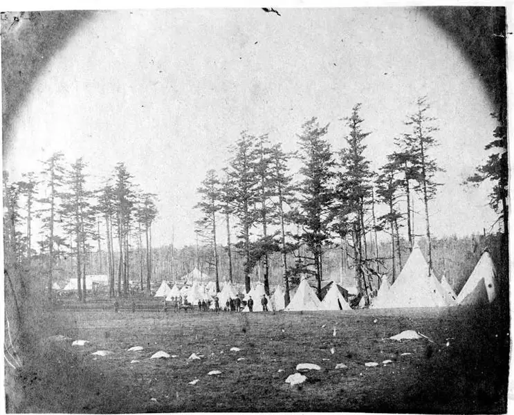 Американский лагерь, 1859 год