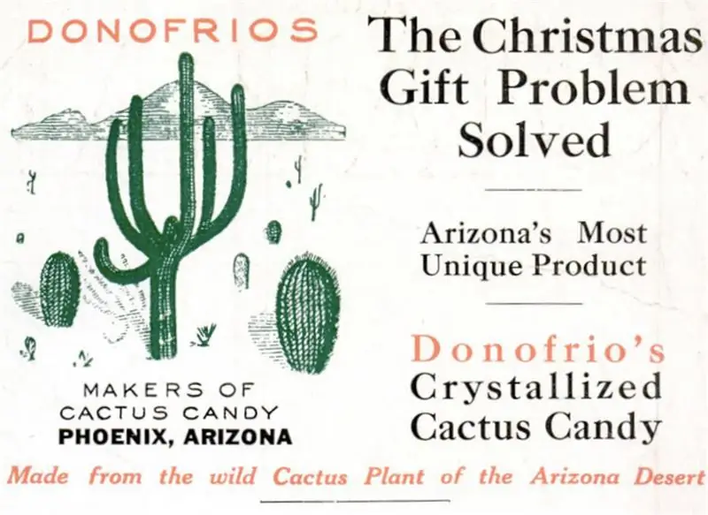 Донофрио рекламировал и продавал конфеты по всей стране