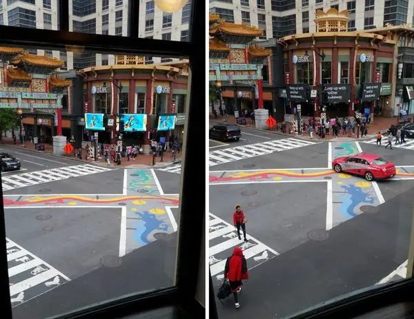 Пешеходная схватка в Вашингтоне, округ Колумбия