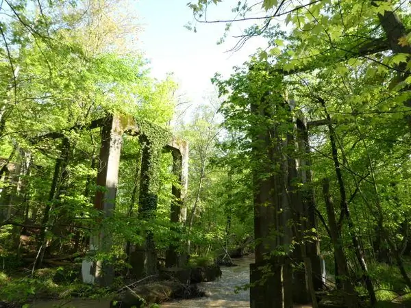 Руины моста Портер-Крик