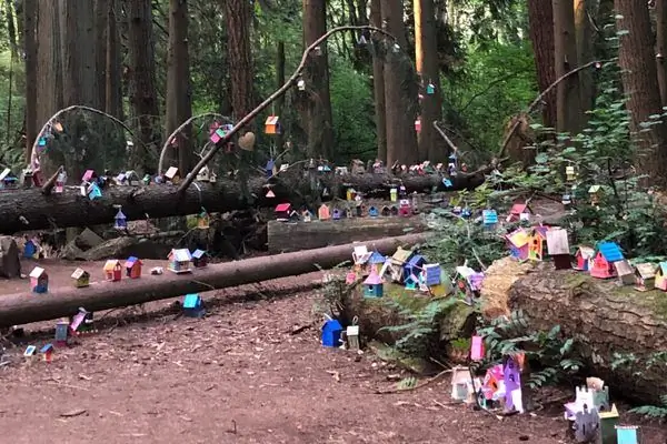 Деревня фей в парке Редвуд