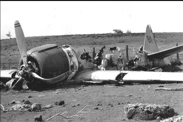 Место инцидента в Ниихау